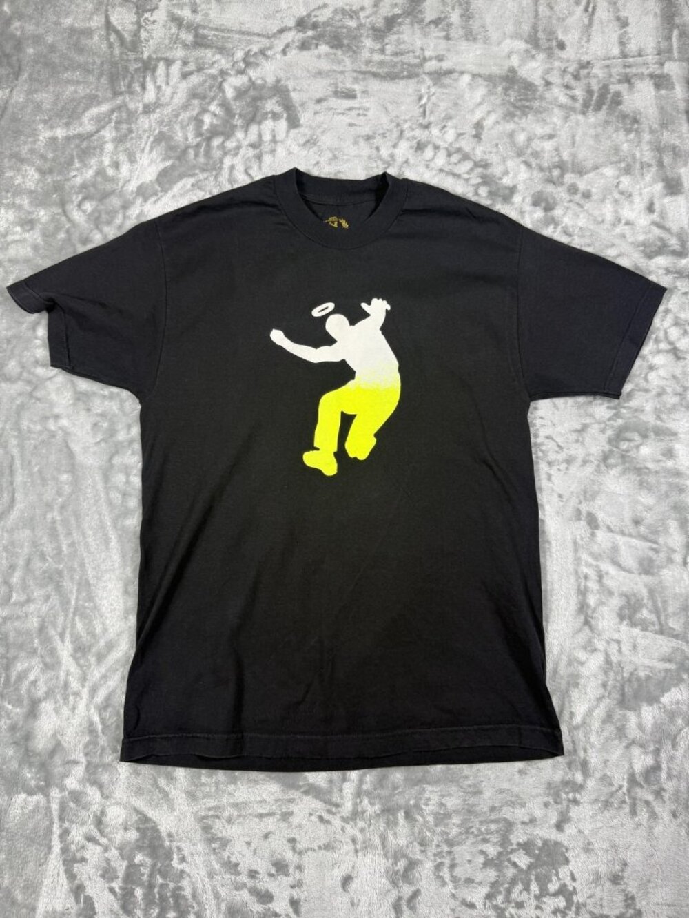 Union Shirt Mens Large Black 20th Anniversary Angel Logo Graphic Tee T-Shirt